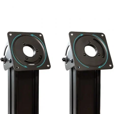 TooQ Soporte de Mesa para Tablet TQATC2601-B Negro, Soporte VESA 75x75 hasta 3kg, Ajuste Inclinación 75° y Rotación 90°, con Ocultación Cables